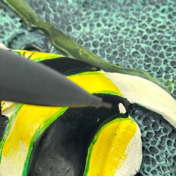 Double Light Switch Cover Underwater Ocean Theme  With Fish Coral Design Resin - Picture 3 of 6